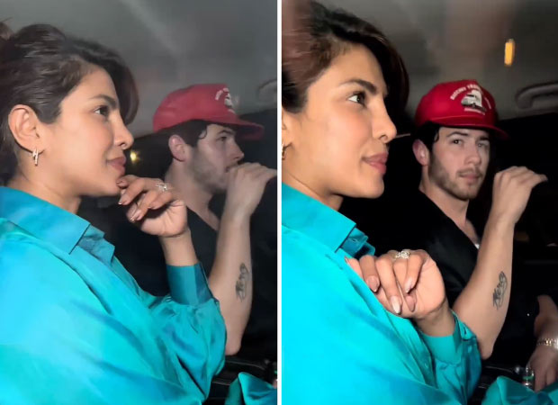 Priyanka Chopra and Nick Jonas get decked up as they head to Farhan Akhtar’s residence for a get-together, see video