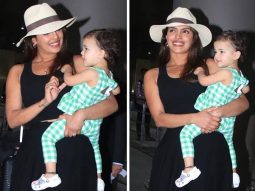 Priyanka Chopra makes a return to Mumbai with daughter Malti Marie Chopra Jonas, videos from airport go viral