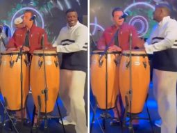 Salman Khan kicks off an impromptu jugalbandi with Akon; watch