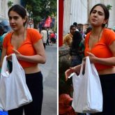 Sara Ali Khan distributes food to underprivileged; requests paps to not shoot