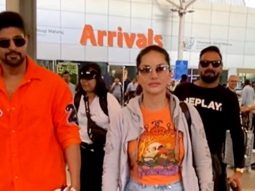 Sunny Leone’s comfy casual airport look gives relaxed vibes