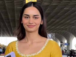 That smile! Manushi Chhilar flaunts her cute dimples as she gets clicked at the airport