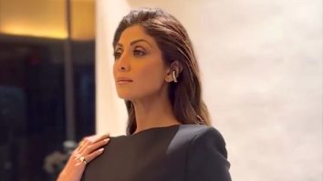 The outfit is definitely making a statement! Shilpa Shetty