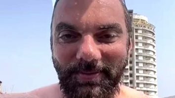 Truly a water baby! Sohail Khan enjoys his pool time