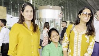 Twinning! Geeta Basra & Sagarika Ghatge get clicked at the airport
