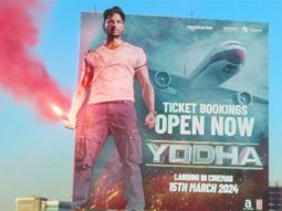 Yodha’s new hoarding featuring Sidharth Malhotra emits fire, literally