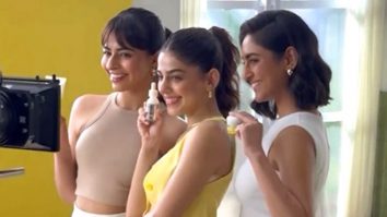 Alaya F looks like a cheerful ball of sunshine as she shares BTS from an ad shoot