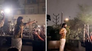 Allu Arjun greets huge crowd of fans outside his home in Hyderabad on his 42nd birthday, videos go viral