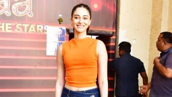 Ananya Panday looks the cutest in her denim skirt and orange top