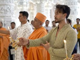 Bade Miyan Chote Miyan stars Akshay Kumar, Tiger Shroff seek blessing at BAPS Hindu Mandir in Abu Dhabi, watch