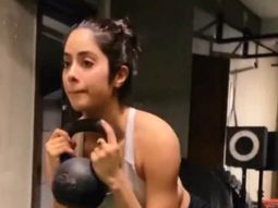 Beast mode on! Janhvi Kapoor sweats off some calories at the gym