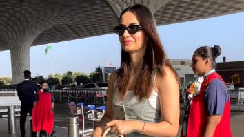 Denim girl at heart! Manushi Chhillar smiles for paps at the airport