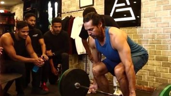 Breaking barriers with his intense workout! Dino Morea