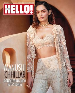 Manushi Chhillar on the cover of Hello!