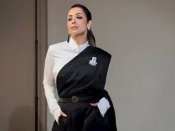 Captured in monochromatic moment! Malaika Arora