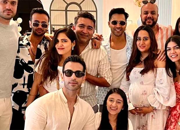 Inside Varun Dhawan – Natasha Dalal’s baby shower See photos and videos of family to close friends celebrating, cake-cutting ceremony