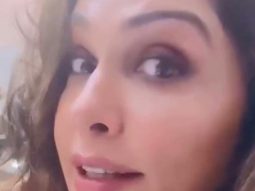 Isha Koppikar relishes her sweet delicious piece of chocolate cake
