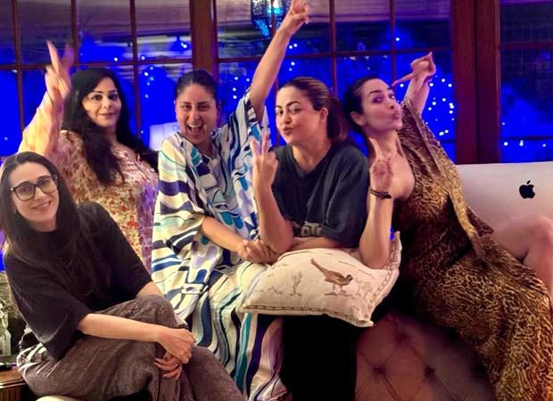 Kareena Kapoor Khan parties with her original ‘Crew’ Karisma Kapoor, Malaika Arora and the squad; see pics