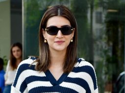 Kriti Sanon looks the coolest in this comfy striped top and denims