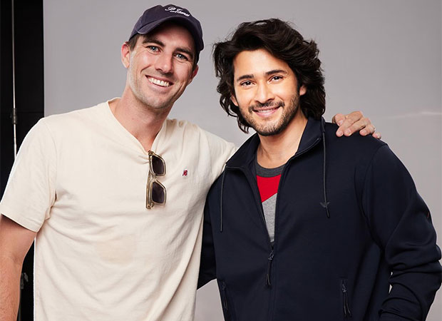Mahesh Babu meets Sunrisers Hyderabad captain Pat Cummins at an ad shoot