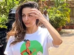 Malaika Arora waves at paps as she gets clicked post workout session