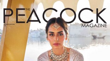 Manushi Chhillar on the cover of Peacock Magazine