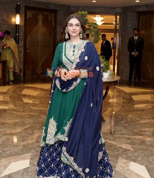 photos aditi rao hydari and manisha koirala grace the trailer launch of heeramandi 3