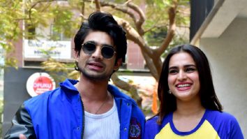 Photos: Ayesha Khan and Abhishek Kumar snapped promoting their upcoming song ‘Khaali Botal’
