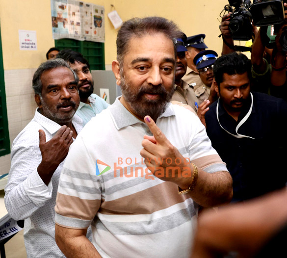 Photos: Kamal Haasan, Rajinikanth and other celebs vote in Chennai Photos: Kamal Haasan, Rajinikanth and other celebs vote in Chennai