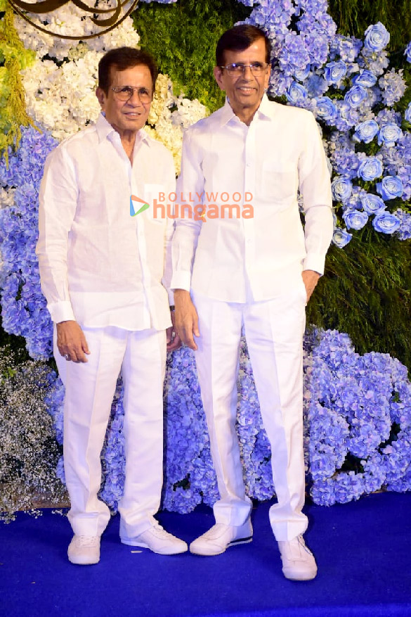photos producer anand pandit and family snapped with daughter aishwarya and son in law sahil at their wedding reception1 1