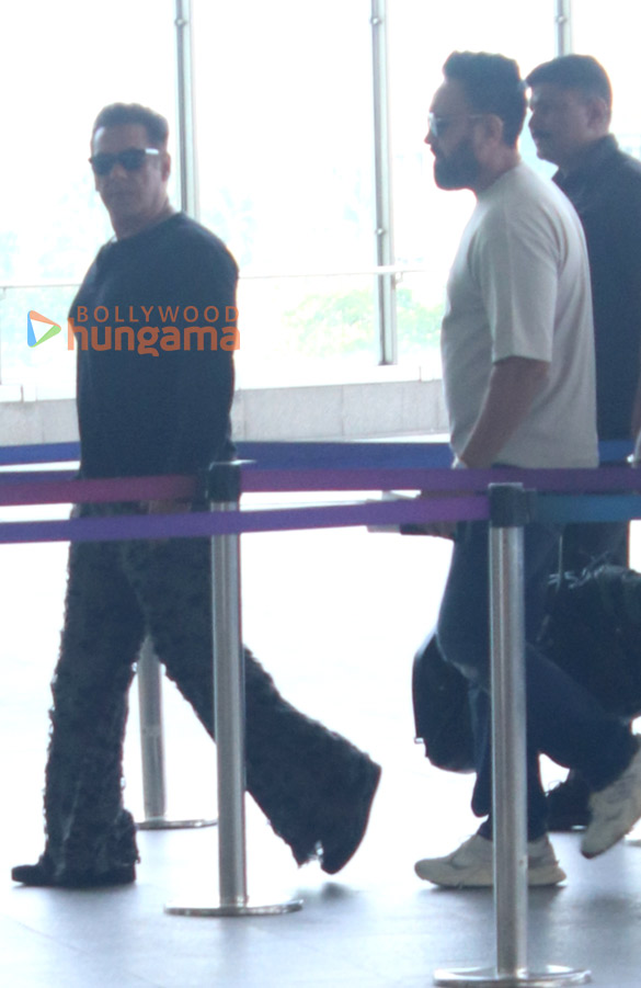 photos salman khan and nushrratt bharuccha snapped at the airport 3