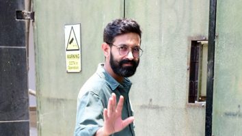 Photos: Vikrant Massey snapped at Vidhu Vinod Chopra’s residence in Bandra