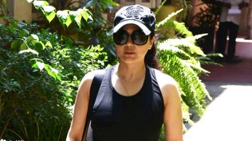 Preity Zinta gets clicked by paps post workout routine