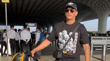 Prince Narula poses with fans at the airport