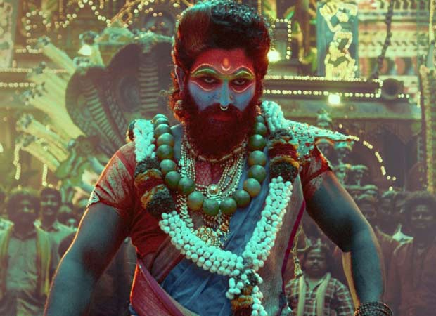 Pushpa 2 The Rule Teaser Saree-clad Allu Arjun with trident and ghungroo unravels FIERCE MANIA as he returns as Pushpa Raj; Sukumar creates Jaathara in first glimpse, watch