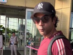 Rajkummar Rao greets paps with a smile at the airport