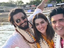 Ranveer Singh, Kriti Sanon, Manish Malhotra offer prayers at Kashi Vishwanath Temple in Varanasi, see pics and videos