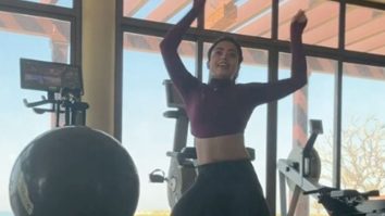 Rashmika Mandanna adds workout to her special day
