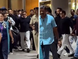 Salman Khan returns to Mumbai after Dubai event surrounded by heavy security personnel after firing incident, watch video