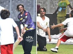 Shah Rukh Khan showcases batting skills; son AbRam Khan bowls to Kolkata Knight Riders player Rinku Singh, videos go viral from training session