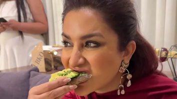 Tisca Chopra busting those myths by relishing some delicious food
