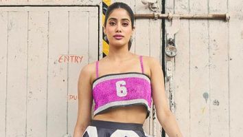 Janhvi Kapoor stuns in shimmery pink bralette for ‘Mr. And Mrs. Mahi’ promotions