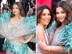 Cannes 2024: Aishwarya Rai Bachchan dons silver Falguni Shane Peacock gown with turquoise fringe hues; reunites with Eva Longoria at Kinds of Kindness premiere