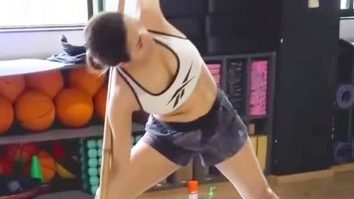 A lesson in ‘Danda Yoga’ ft. Malaika Arora