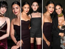Alia Bhatt poses with South Korean actress Park Gyu Young, Thai star Davika Hoorne, Demi Moore at Gucci Cruise 2025 in London, see pics