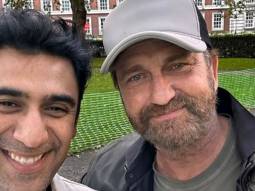 Amit Sadh meets Gerard Butler in London; calls it a “Fanboy moment”