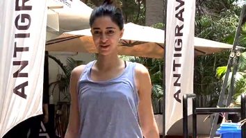 Ananya Panday gets clicked by paps as she returns from her workout routine