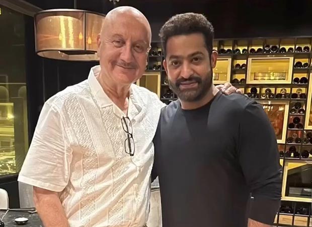 Anupam Kher shares a photo with 'one of his favorite people' Jr NTR as he meets him in Mumbai