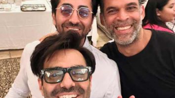 Aparshakti Khurana posts a selfie with Ayushmann Khurrana and Vikramaditya Motwane