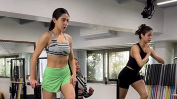 Besties that workout together stay together! Janhvi Kapoor & Sara Ali Khan
